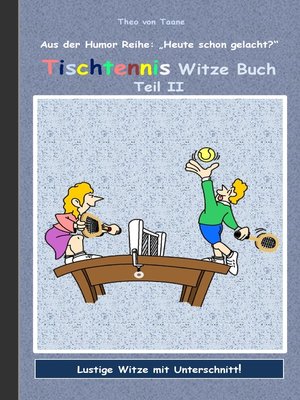 cover image of Tischtennis Witze Buch Teil II